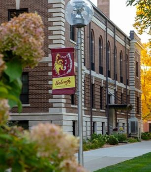 Photo of the outside of a campus building