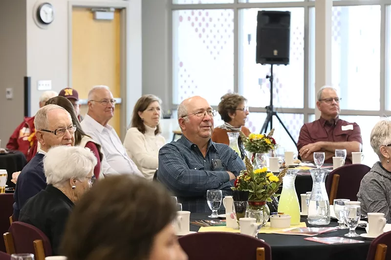 50-Year Luncheon attendees seated